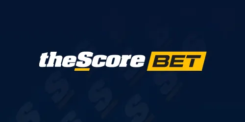 The Score Bet Sportsbook logo on blue background